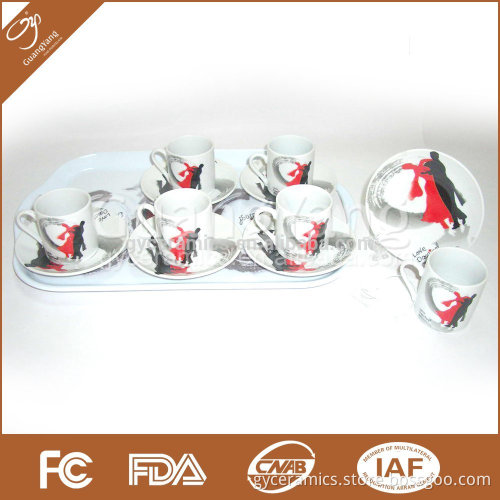 15pcs tea set with fine bone china